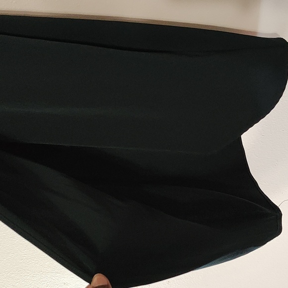 ZARA Basic Winter Green faux wrap dress size M - Picture 3 of 8